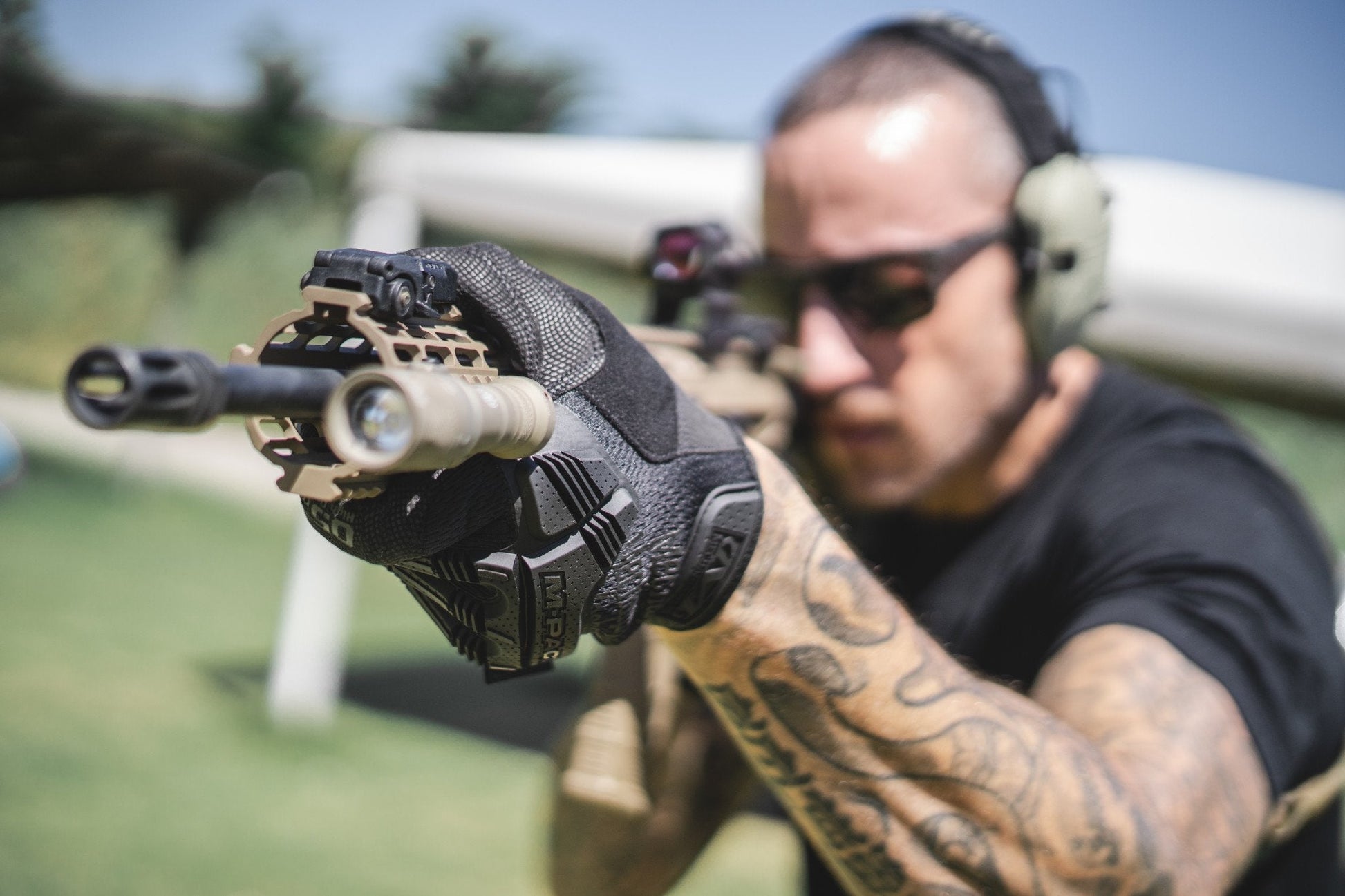 Mechanix Wear: M-Pact Tactical Gloves with Secure Fit, Touchscreen