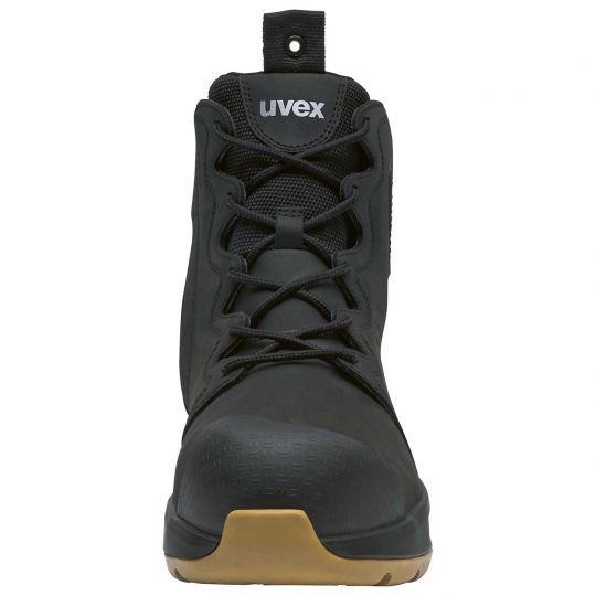 UVEX 3 X-Flow Side-Zip Work Boot Black/Tan-Footwear-Uvex Safety--ProtectCoAustralia