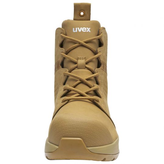 UVEX 3 X-Flow Tan Work Boot Wheat-Footwear-Uvex Safety--ProtectCoAustralia