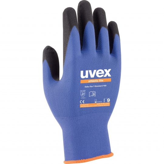 UVEX Athletic Lite Assembly Glove-Safety Gloves-Uvex Safety-UVEX-6002706-Size 6-ProtectCoAustralia