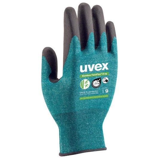 UVEX Bamboo TwinFlex D XG Cut Protection Glove-Safety Gloves-Uvex Safety-UVEX-6009006-X-Small Size 6-ProtectCoAustralia