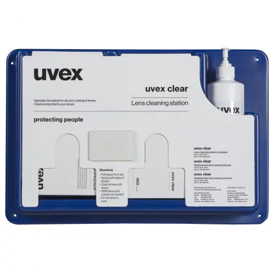 UVEX Clear Lens Cleaning Station-Safety Glasses-Uvex Safety-1007-ProtectCoAustralia