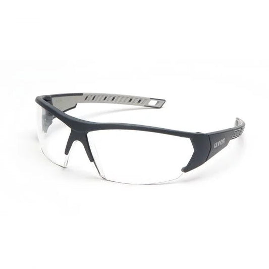 UVEX i-Works Glasses-Safety Glasses-Uvex Safety-9194-471-Anthracite/Grey-Clear-ProtectCoAustralia