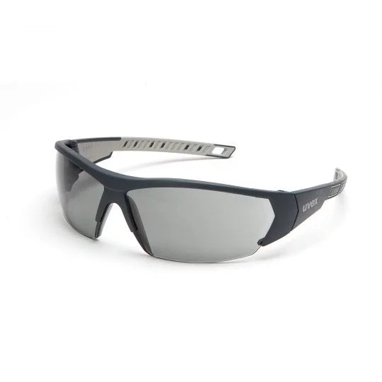 UVEX i-Works Glasses THS Lens-Safety Glasses-Uvex Safety-9194-572-Anthracite/Grey-Grey-ProtectCoAustralia