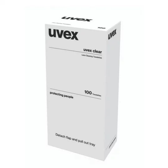 UVEX Lens Cleaning Towelettes 100 Pack-Safety Glasses-Uvex Safety-ProtectCoAustralia