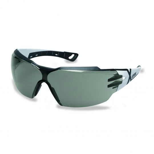 UVEX Pheos Cx2 Glasses-Safety Glasses-Uvex Safety-9198-200-White/Black-Grey-ProtectCoAustralia