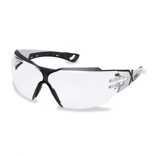 UVEX Pheos Cx2 Glasses-Safety Glasses-Uvex Safety-9198-202-White/Black-Clear-ProtectCoAustralia