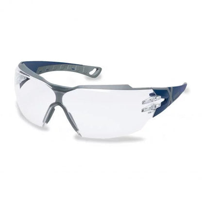 UVEX Pheos Cx2 Glasses-Safety Glasses-Uvex Safety-9198-300-Blue/Grey-Clear-ProtectCoAustralia