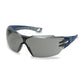 UVEX Pheos Cx2 Glasses-Safety Glasses-Uvex Safety-9198-301-Blue/Grey-Grey-ProtectCoAustralia