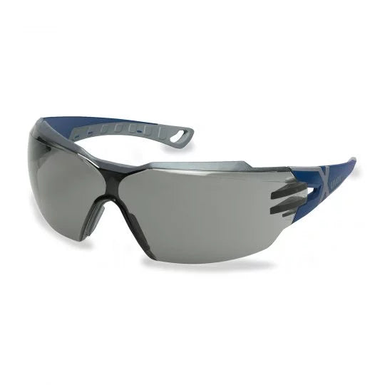 UVEX Pheos Cx2 Glasses-Safety Glasses-Uvex Safety-9198-301-Blue/Grey-Grey-ProtectCoAustralia