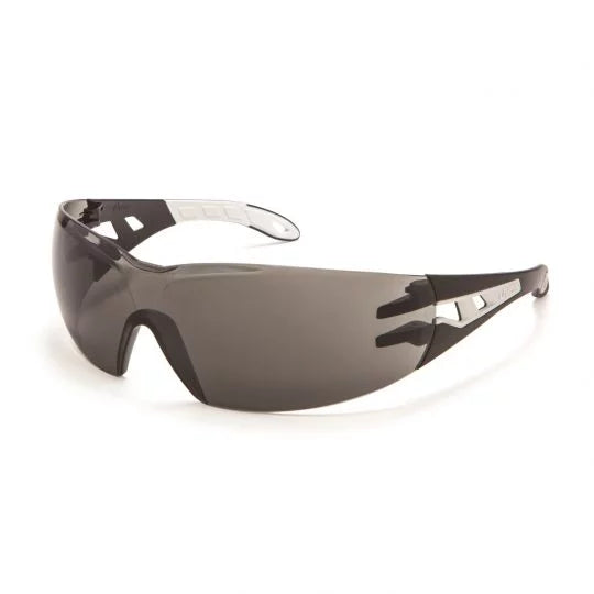 UVEX Pheos Spectacle-Safety Glasses-Uvex Safety-9192-065-Black/White-Grey 14 % VLT Category 3-ProtectCoAustralia