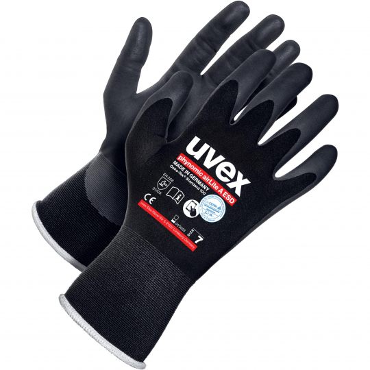 UVEX Phynomic AirLite A ESD Assembly Glove-Safety Gloves-Uvex Safety--ProtectCoAustralia