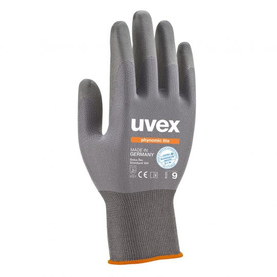 UVEX Phynomic Lite Safety Glove-Safety Gloves-Uvex Safety-UVEX-60040F0-Size 7-ProtectCoAustralia