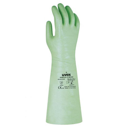 UVEX Rubiflex S NB40S Chemical Protection Glove-Safety Gloves-Uvex Safety-UVEX-NB40SF1-Size 8-ProtectCoAustralia