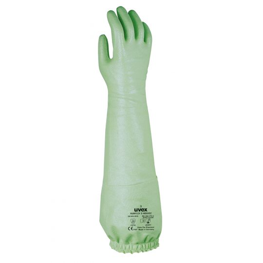 UVEX Rubiflex S NB60SZ Chemical Protection Glove-Safety Gloves-Uvex Safety-UVEX-NB60SZF2-Size 9-ProtectCoAustralia