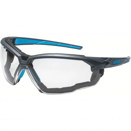 UVEX SuXXeed Safety Glasses Clear Lens with Guard-Safety Glasses-Uvex Safety-9181-267G-ProtectCoAustralia