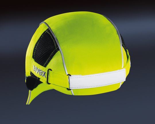 UVEX U-Cap Sport Bump Cap - Long Brim Hi-Viz Yellow-Head Protection-Uvex Safety-UVEX-9794-800-ProtectCoAustralia