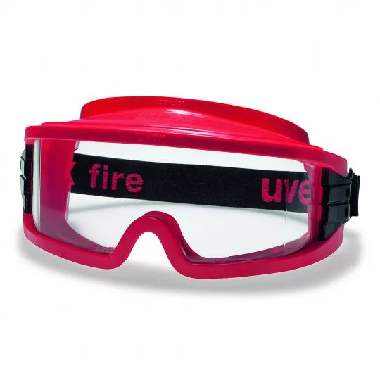 UVEX Ultravision Goggles-Safety Glasses-Uvex Safety-9301-342-Red-Clear PC 80 % + VLT-ProtectCoAustralia