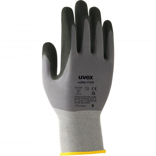 UVEX Unilite 7700 Safety Glove-Safety Gloves-Uvex Safety-UVEX-UL7700F0-Size 7-ProtectCoAustralia